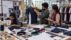 Sports polo shirt sampling and customization during product development in Bangladesh